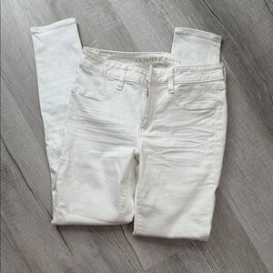 American Eagle Outfitters Women's White - Next Level Stretch